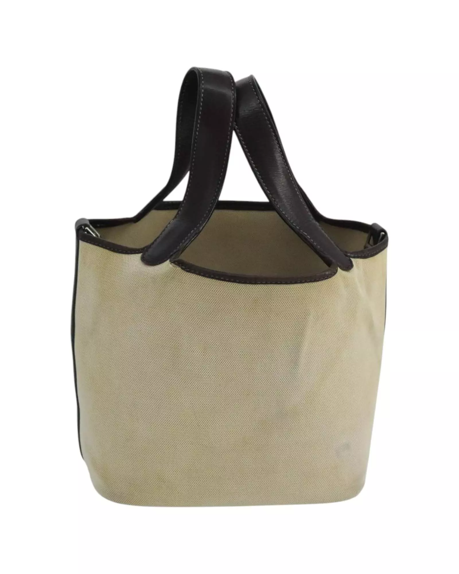 Preloved Picotin Lock Tote Bag Women - Beige Handbags alternative image