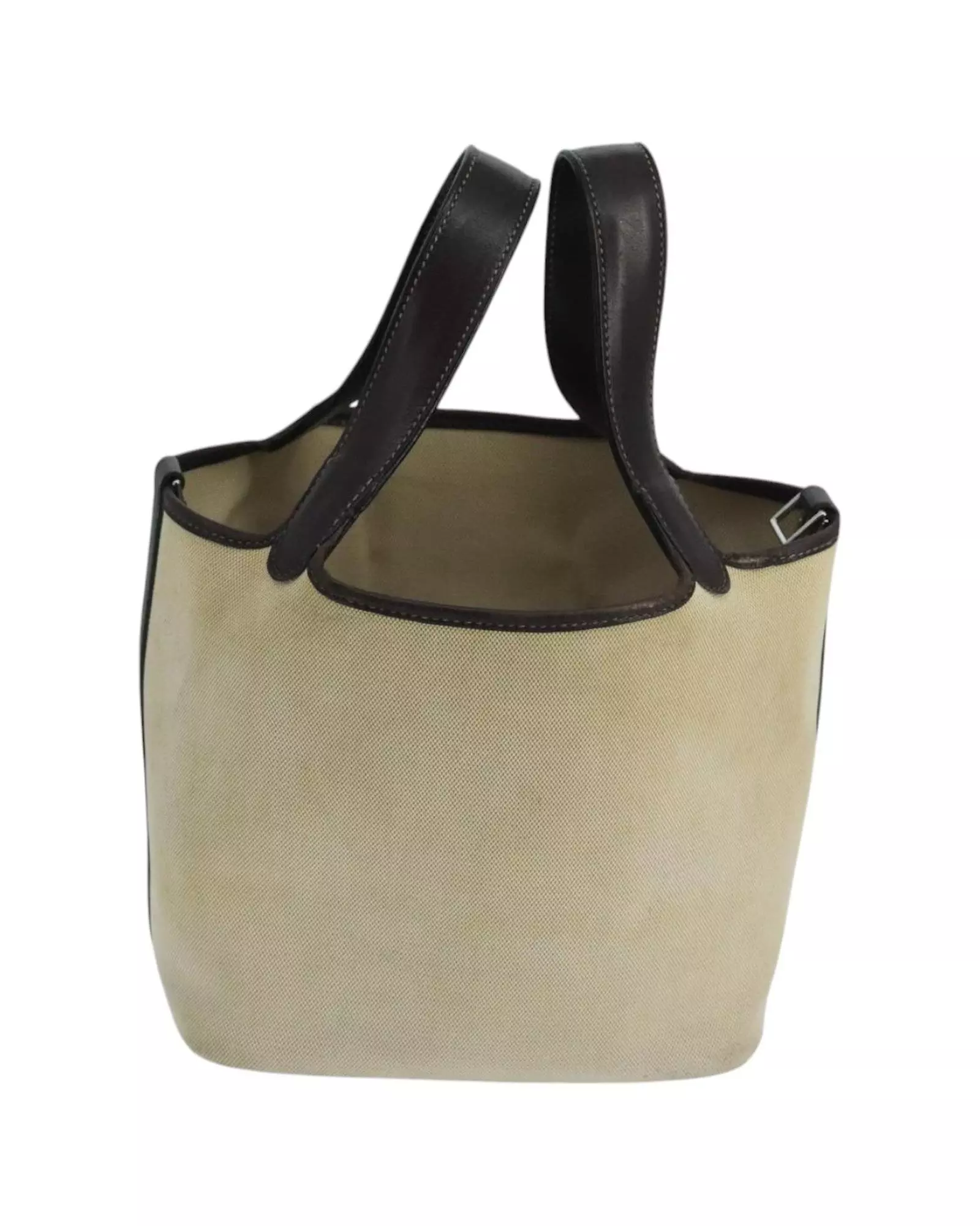 Preloved Picotin Lock Tote Bag Women - Beige Handbags alternative image