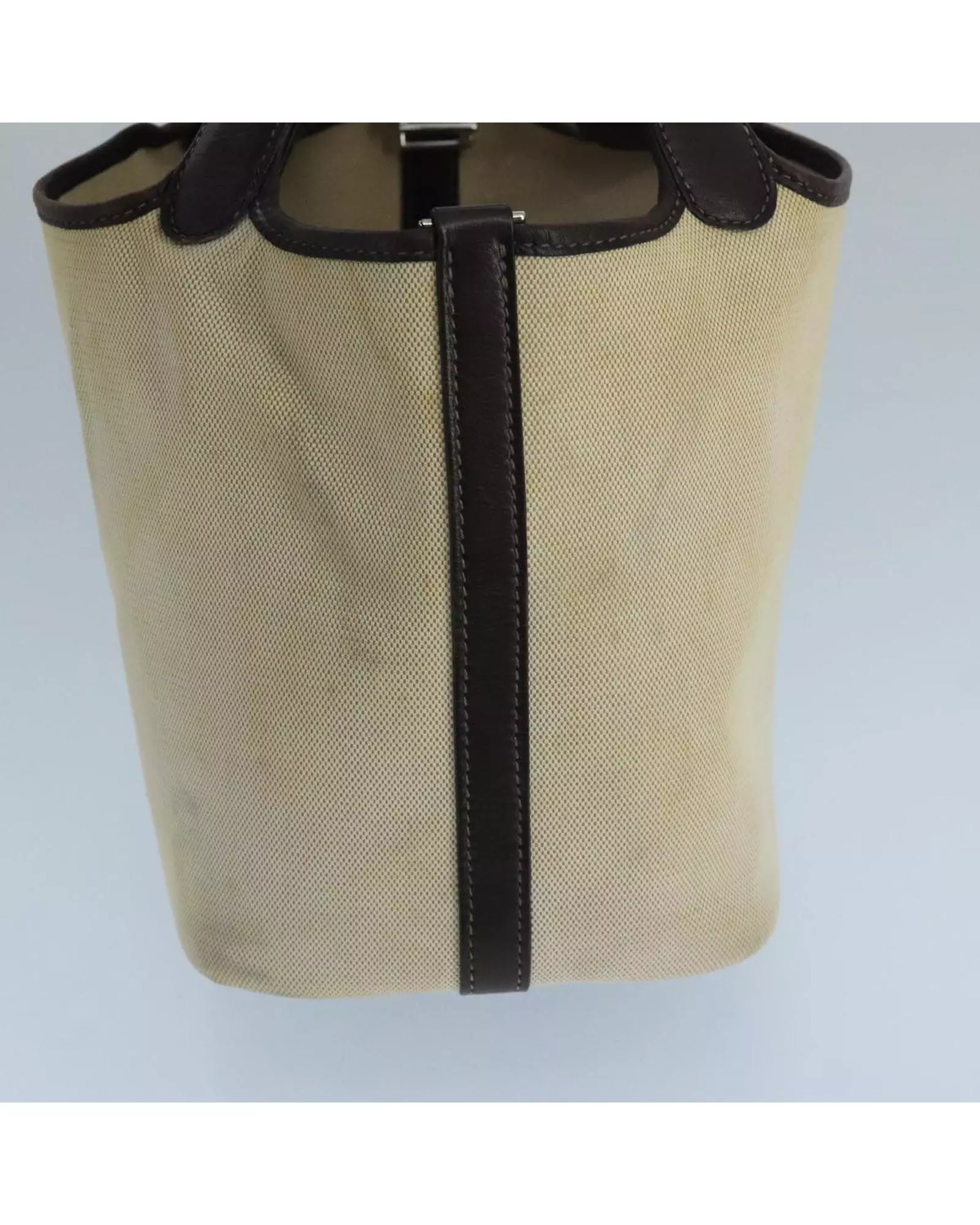 Preloved Picotin Lock Tote Bag Women - Beige Handbags alternative image
