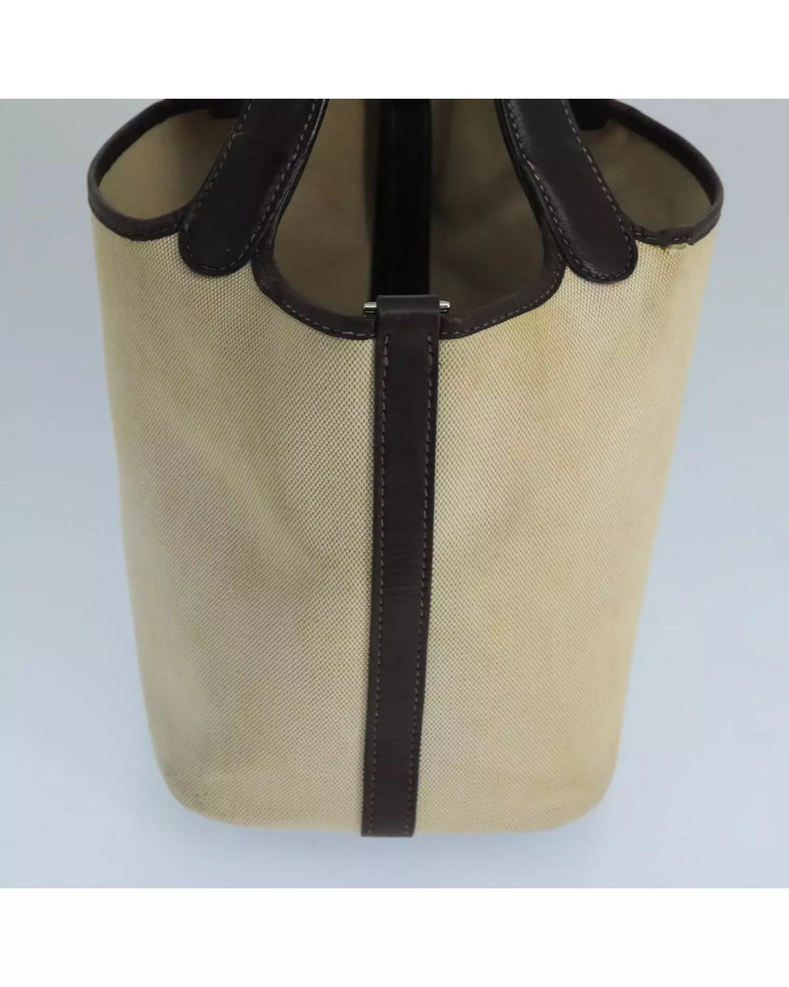 Preloved Picotin Lock Tote Bag Women - Beige Handbags alternative image