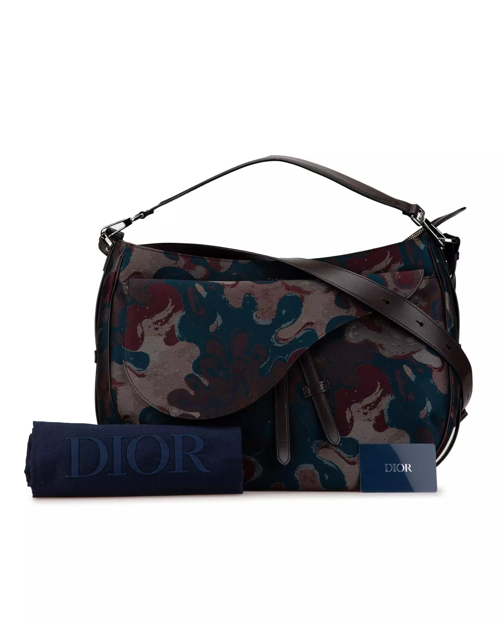 Preloved Book Tote Oblique Jacquard Messenger Bag Wo - Brown alternative image