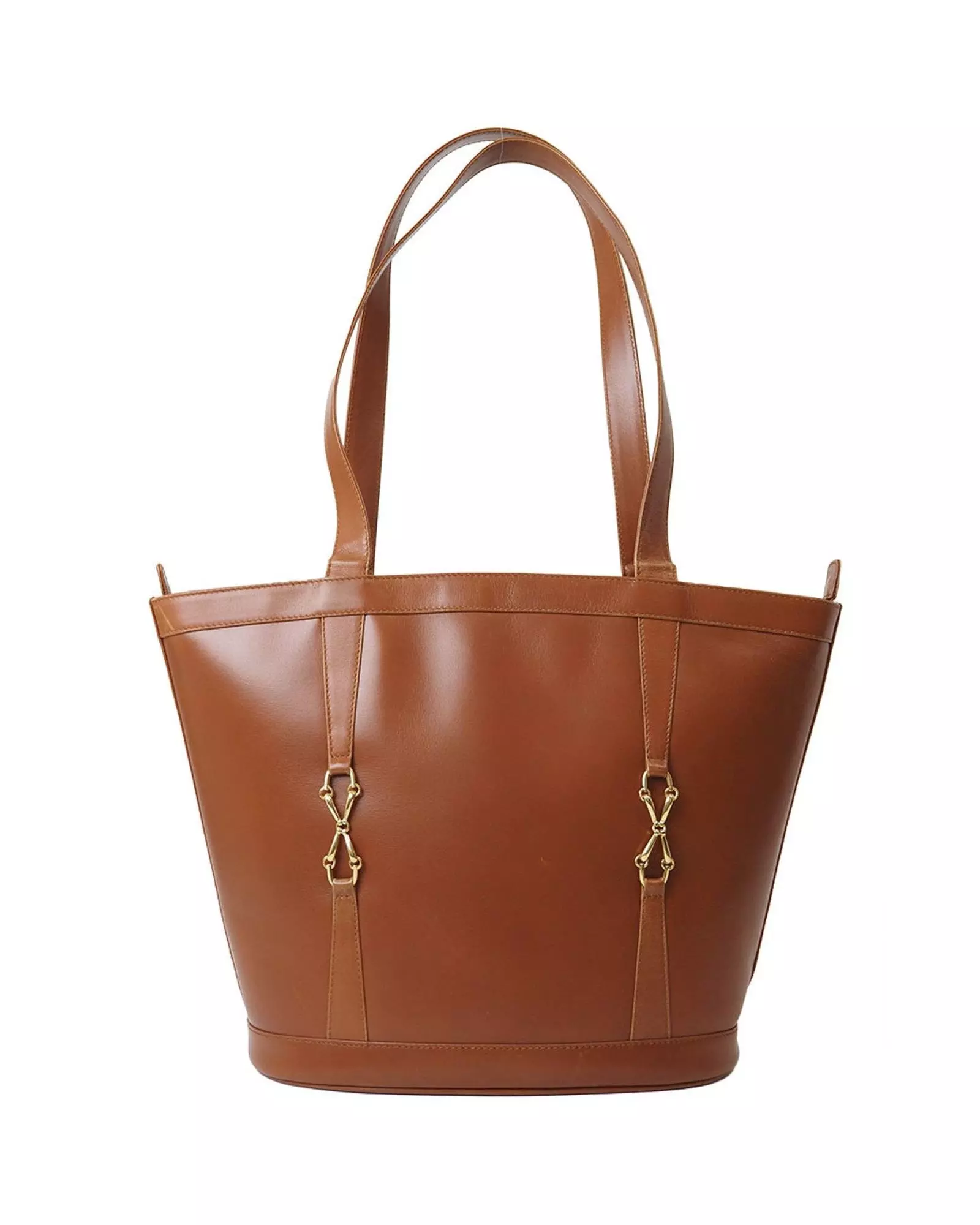 Preloved Leather Tote Bag Brown Women alternative image