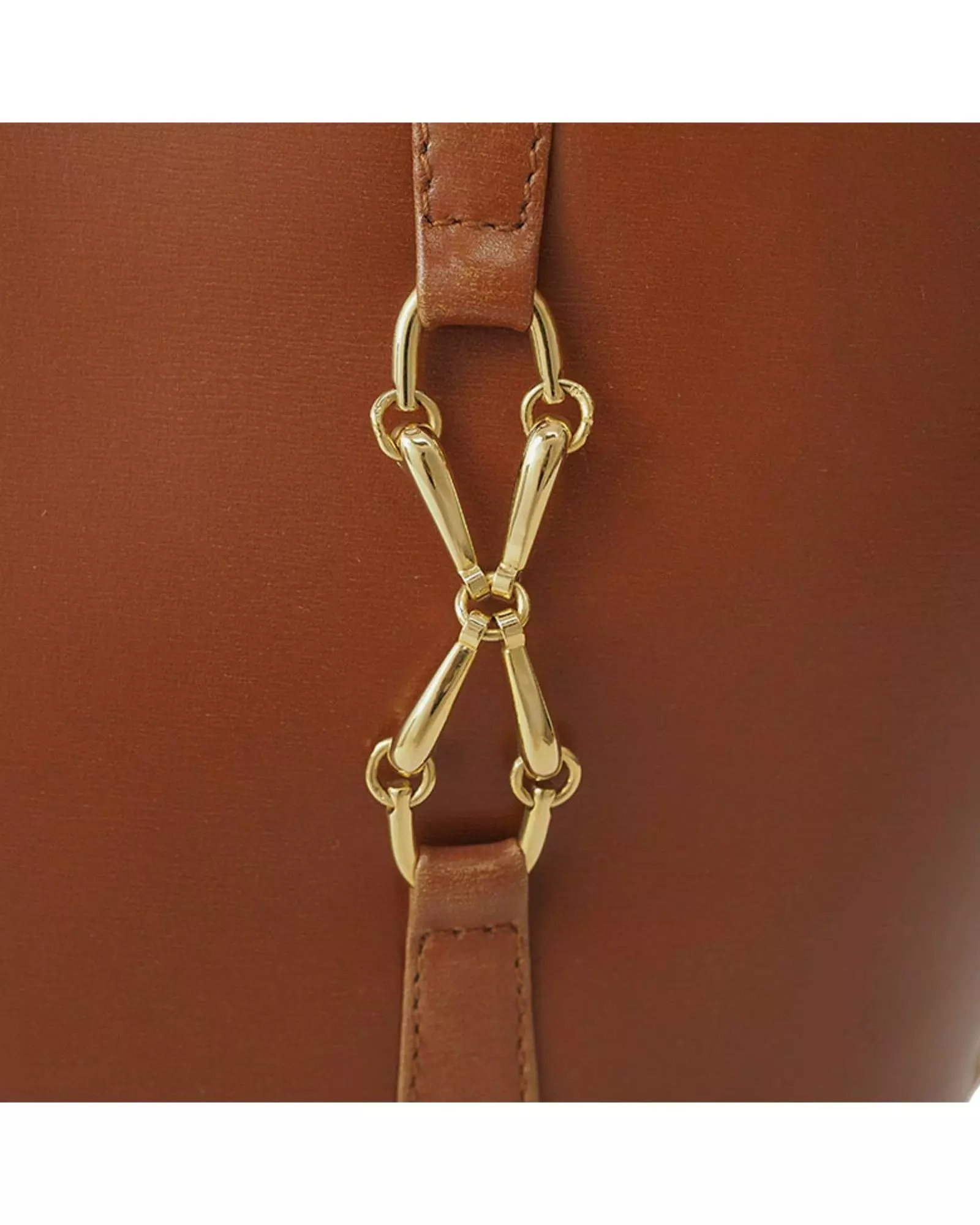 Preloved Leather Tote Bag Brown Women alternative image