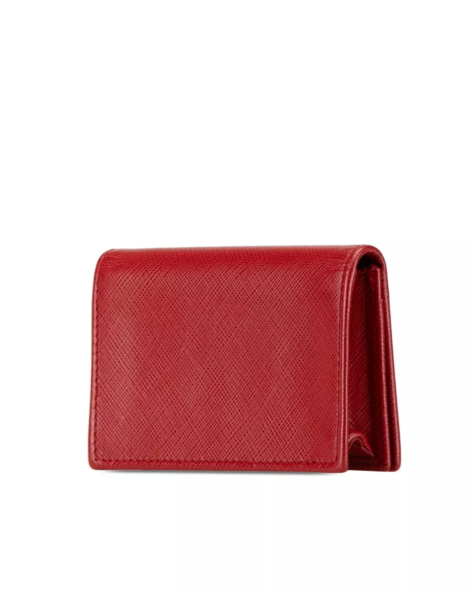 Preloved Gancio Card Holder Red Leather Wallet Women alternative image
